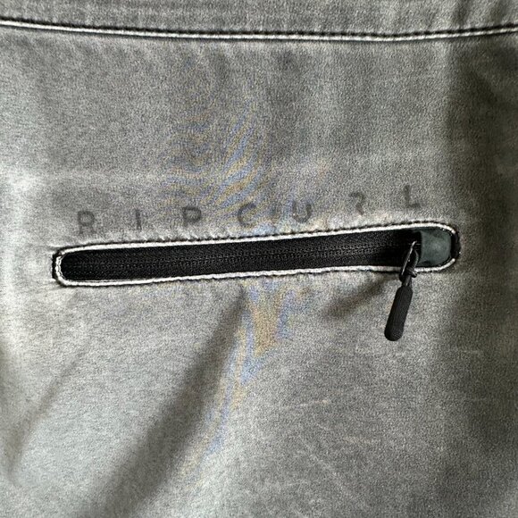 Rip Curl Mirage Blue & Gay Striped Swim Trunks Board Shorts - Picture 6 of 7